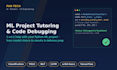 tutor you on your python machine learning project
