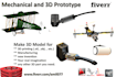 design your mechanical items 3d prototype