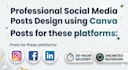 design social media posts