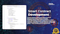 develop smart contract for dapps, daos staking websites using solidity and rust