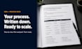write clear sops, process documentation and operations manuals