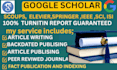 write, publish research article, on increase google scholar citation