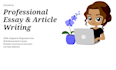 write professional articles and essay writing