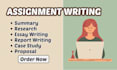 do research, case study, assignment, proposal, essay, summary, report writing