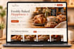 design a bakery or cafe website with online ordering