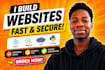 develop a custom web app with security best practices