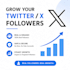 help you gain real and active x twitter followers