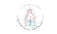 design party planner white unicorn logo
