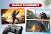 design gaming thumbnails for youtube