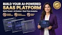 develop a multi tenant saas web app with ai chatbot and real time analytic