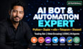 build ai automation bot, python bot, zapier, n8n, telegram, discord