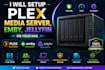 setup plex media server, emby, jellyfin in ubuntu synology windows qnaps unraid