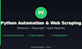 build a python automation script, web scraper, or data pipeline