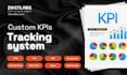 set up KPI tracking with ga4, GTM, gsc and looker studio