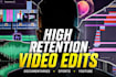 edit high retention documentary and youtube videos