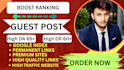 create high da dr  guest post backlinks with seo quality serv