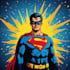 design an amazing superhero pop art