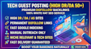 do tech guest posting, tech blogger outreach, and tech link building