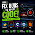 fix bugs in python java c c plus plus and sql projects