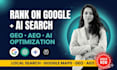 do monthly local SEO, GEO, aeo, ai optimization, local search and gmb ranking