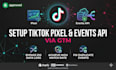 setup tiktok pixel and tiktok events api via google tag manager