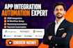build end to end business automation system using make hubspot and google sheets