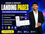 website landing page developer