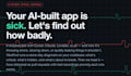 audit, fix, and debug your vibe coded ai app same day