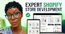design a responsive shopify store or dropshipping website