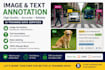 provide image annotation, text labeling and data annotation services