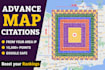 boost square gmb ranking with 15,500 google map citations and local SEO