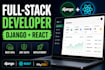 develop and deploy django react web applications