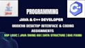 do java programming and c plus plus coding tasks or assignments