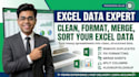 clean, format and organize messy excel data