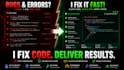 fix react, next js and node js bugs and errors fast