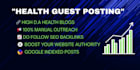 publish guest posts on health blogs