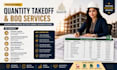 do construction quantity takeoff, material takeoff, and boq