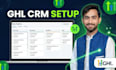 setup gohighlevel CRM pipeline and contact management system
