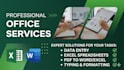 do professional data entry and excel data cleaning