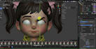 apple blendshape for face livelink,arkit blendshape, facial expression,auto rig