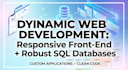 build a responsive front end web application