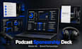 design podcast sponsorship presentation, media kit and brand partnership deck