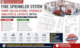 design  fire sprinkler system  pump calculations hydraulic analysis layouts nfpa