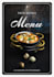 design luxury restaurant menu card for dining  and cage