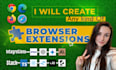 develop custom chrome extension browser extension and chrome download