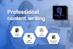 write professional youtube script and video content