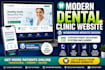 design a dental clinic website, dentist website in wordpress