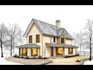 sketch houses and buildings