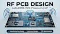design custom rf, lora,long tracking design, telemetry and iot communication pcb
