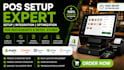 setup shopify pos, toast pos, square pos, clover pos lightspeed pos integration